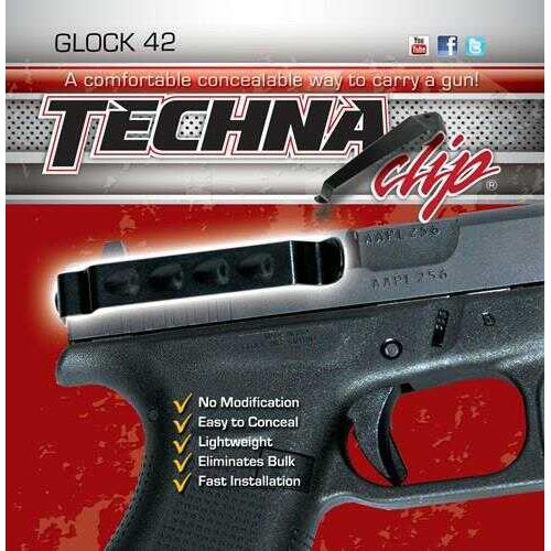 TECHNA Clip Handgun Retention for Glock 42 Right/Left