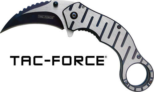 Master Cutlery TAC-Force 2.5" HAWKBILL Blade Folder Grey/Black