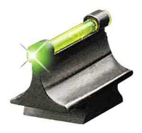 Truglo TG-TG95500RG 3/8" Metal Dovetail Green Fiber Optic Front Sight Black Frame W/.500" Mount Height