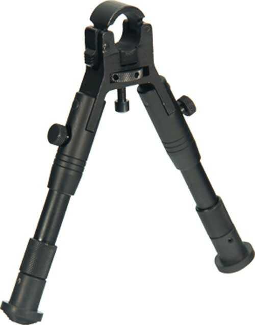 Leapers UTG Bipod Clamp On Center Ht 6.2"-6.7" W/Rubber Foot Pads Md: TLBP18SA