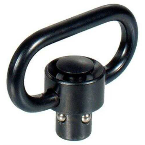 Leapers UTG Heavy Duty Push Button QD Sling Swivel, 1.25" Loop Md: TLQDSW18