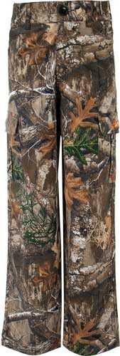 Habit <span style="font-weight:bolder; ">Bear</span> Cave 6-pocket Youth Camo Pant Realtree Edge Xl