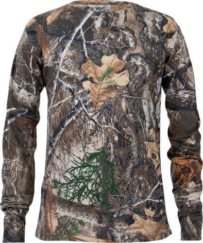 Habit Bear Cave Youth Tee Long Sleeve Realtree Edge Lg