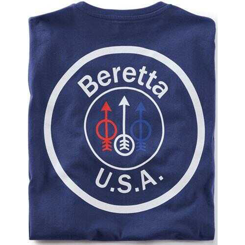 Beretta T-Shirt USA Logo Medium Navy Blue