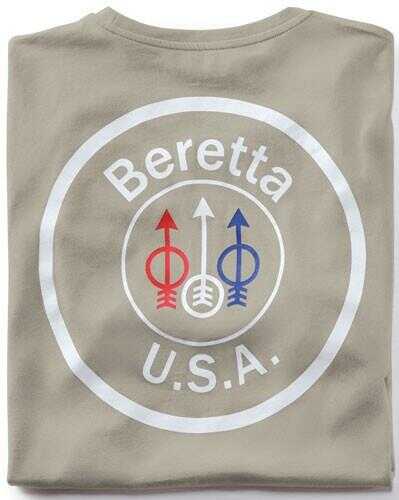 Beretta T-Shirt USA Logo Small Grey Md: TS252T14160950S
