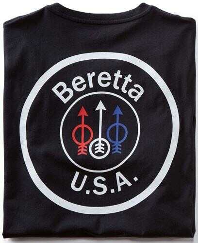 Beretta T-Shirt USA Logo Small Black Md: TS252T14160999S