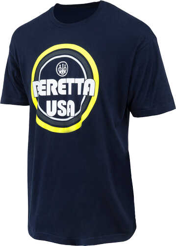 Beretta T-shirt Retro Busa Logo Large Navy Blue