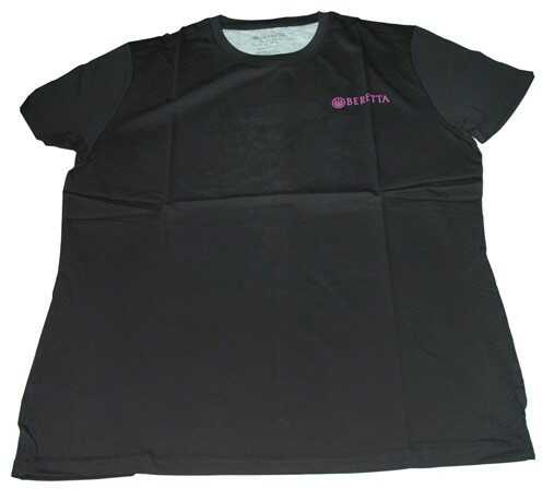 Beretta WOMEN'S T-Shirt Large NANO "Hide And Sleek" Black