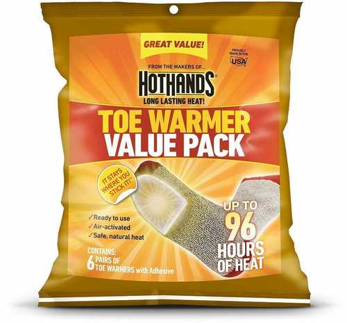 Hothands Toe Warmer Value Pack 6 Pairs Per 8 Hour W/adhs