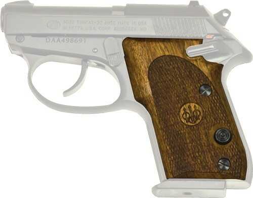 Beretta Tomcat Grips Wood Walnut Checkered Md: UD6A0354-img-0