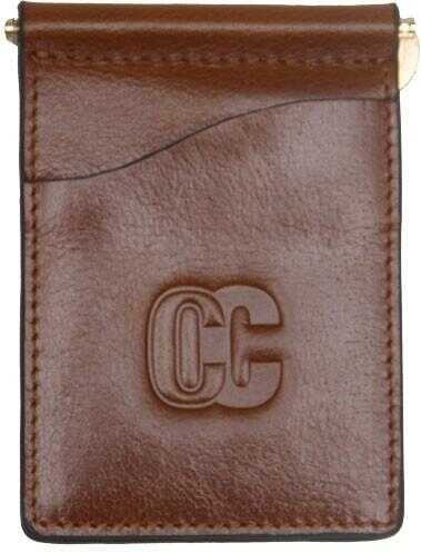 Concealed Carrie MEN'S Money Clip Aged Brown Leath