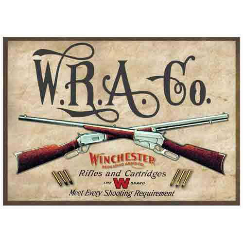 ROCKIN'W Brand Winchester WRA Area Rug 52"X 37"