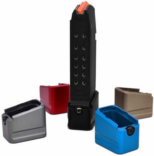 Warne Mag Extension +5 Fits P-mag 5.56 Red