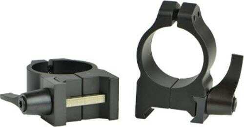 Warne Maxima Vertical Quick Detach Scope Rings Matte Black 1 in. Medium Model: 201LM