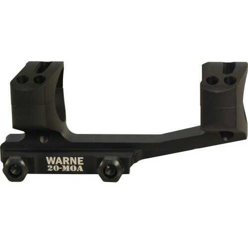 Warne Scope Mounts 1-Piece Gen 2 Extended SKEL MSR Picatinny-Style wi/ Rings Md: LRSKEL34TW