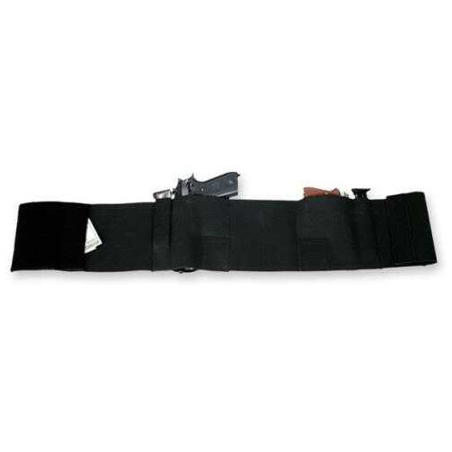 Click to see larger image. Bulldog Cases Belly Wrap Holster Black Large Holds 2 Guns & Mags