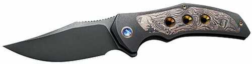 We Knife Magnetron 3.76" Black Titanium Copper Foil/Black STNWS