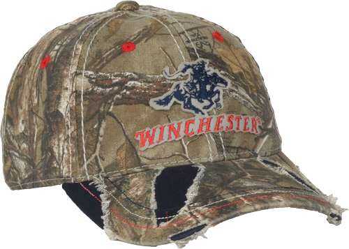 Winchester Ball Cap Logo Horse Rider Distressed Re-img-0