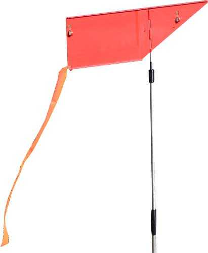 MTM Wind Reader Shooting Range Flag Orange W/Flag-img-0