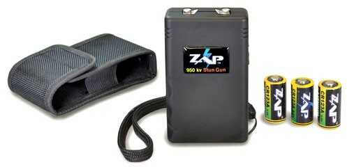 Personal Security Products PSP Zap Stun Gun Black 950,000 Red Led On/Off Indicator