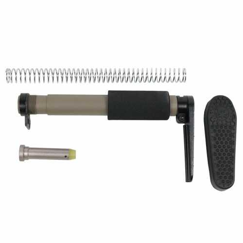GUNTEC Skeleton Alum Stock Set W/Butt Pad Flat Dark Earth