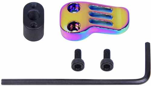 Guntec Ar15 .308 Extended Mag Catch Paddle Release Rainbow