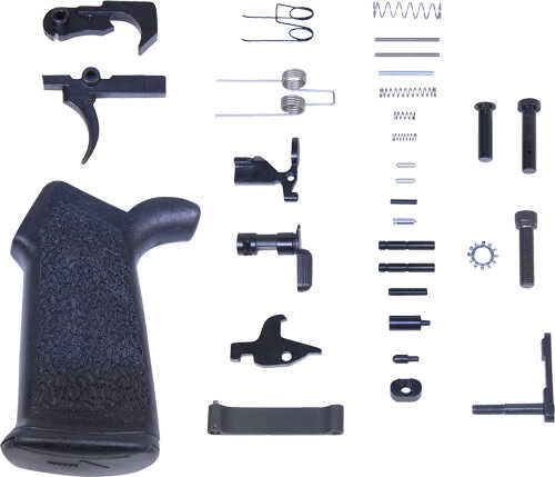 GUNTEC Complete Lower Parts Kit AR15 With Ergonomic Grip