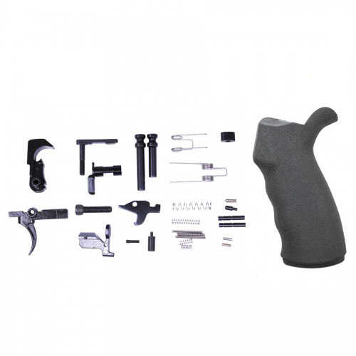 Guntec USA AR .308 Complete Lower Parts Kit With Ergonomic Pistol Grip