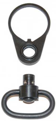 GUNTEC QD Single Point Sling Adapter W/QD Swivel Black