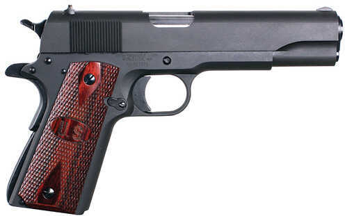 Auto Ordnance 1911 WWII 45 ACP 5" Barrel 7 Round Black Parkerized Wood Grips Semi Automatic Pistol 1911PKZSEW