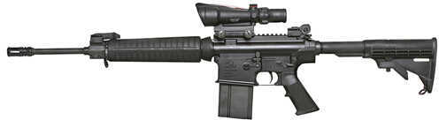 ArmaLite Inc AR-10 A4 308 Winchester/7.62 NATO 16" Barrel 10 Round Post Ban Carbine Black Fixed Stock Semi Automatic Rifle A10A4CBF2