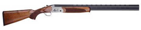 American Tactical Imports ATI Over/Under 12 Gauge Shotgun Cavalry SX 28" Barrel 3" Chamber with Ejectors Walnut Stock Hand Cut Checkering Silver Engraved GKOF12SVE