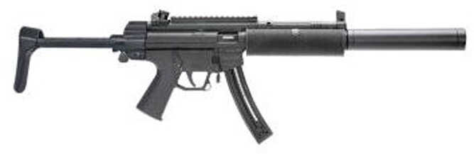 Click to see larger image. American Tactical Imports GSG 522 SD 22 Long Rifle 16" Barrel Round Lightweight Retractable Stock Semi Automatic GERG522RLSD22