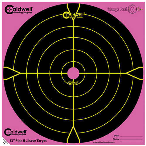 Caldwell Orange Peel Targets 12" Pink 5 Pack 317536