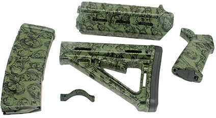 Black Dawn Zombie Carbine Furniture Kit Green 401-CZG