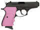 Bersa Thunder 380 ACP 3.5" Barrel 7+1 Rounds Single/Double Action Pink Grips Black Frame Semi Automatic Pistol T380MP