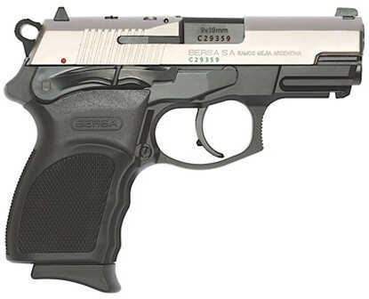Bersa Thunder Pro Ultra Compact 9mm Luger 3.25" Barrel 10 Round Polymer Grip Black Nickel Semi Automatic Pistol T9DTP10