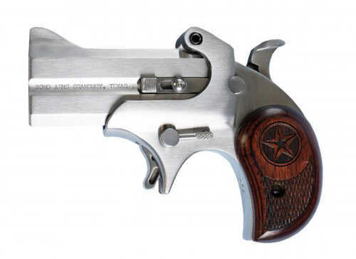 Bond Arms Cowboy Defender 3" Barrel 357 Magnum With Stainless Steel Rosewood Grip