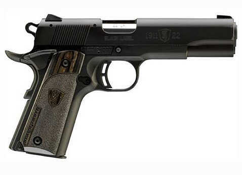Browning Semi Automatic Pistol 1911-22 A1 Black Label 22 Long Rifle 4.25" Barrel 10 Round 051814490
