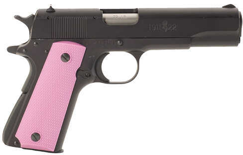 Browning 1911-22 Camper 22 Long Rifle 3.6" Barrel 10 Round Black Pink Synthetic Grip Semi Automatic Pistol 051819490