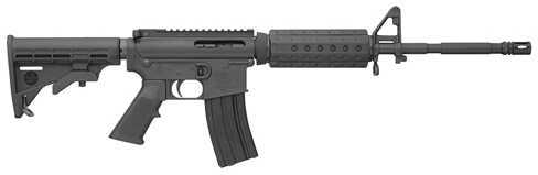 Bushmaster Firearms Carbon 15 223 Remington /5.56 NATO M4 Quad Rail 16" Barrel 30 Round Black 6 Position Stock Semi Automatic Rifle 91036
