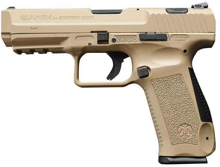 Century Arms International TP9SA Semi-Automatic Pistol 9mm Luger 4.5" 18+1 Interchangeable Desert HG3277DN