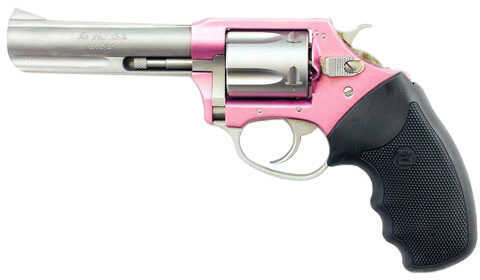 Charter Arms Pink Lady 38 Special 4.2" Barrel Pink/Stainless Steel Synthetic Grip 5 Round 53836