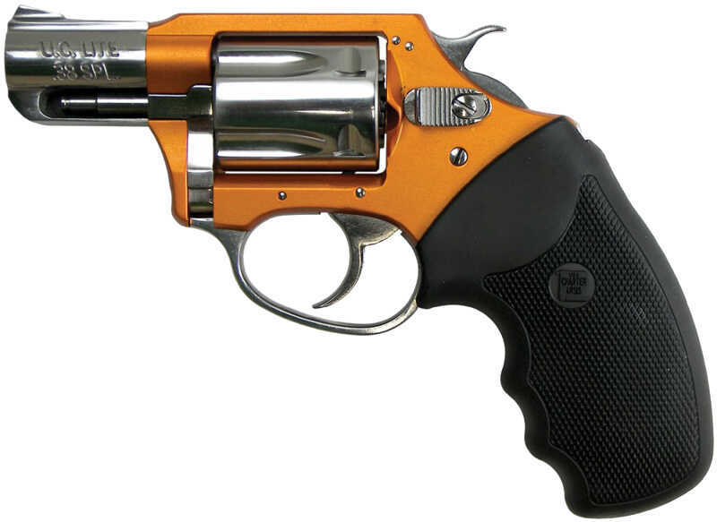 Charter Arms 38 Special Undercover Lite 2" Barrel 5 Round Orange / Bright Stainless Steel Revolver 53880