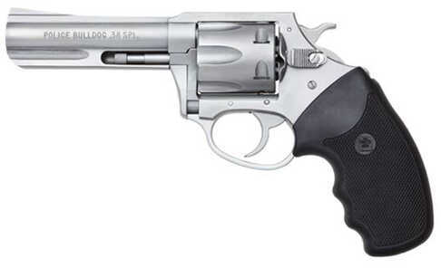 Charter Arms Police Bulldog 38 Special 4" Barrel 6 Round Stainless Steel Revolver 73860