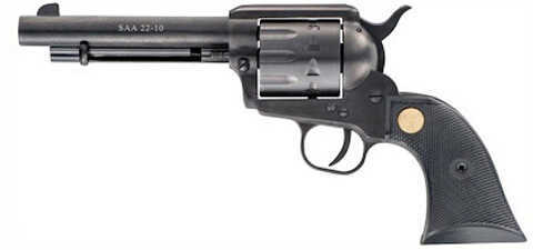 Chiappa Firearms Single Action Army 22-10 Long Rifle WMR 5.5" Barrel 10 Round Alloy Black Plastic Grip Revolver CF340-160D