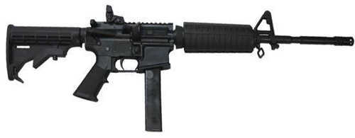 CMMG Inc M4A3 9mm Luger 16" Barrel 32 Round Birdcage Black Rifle 90A1A7D