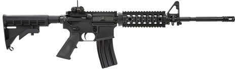 Colt AR-15 SOCOM Carbine 223 Remington /5.56 NATO 16.1" Barrel 30 Round Quad Rail Black Semi Automatic Rifle LE6920SOCOM