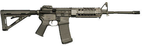 Core15 / Rifle Systems M4 Tactical 223 Remington 16" Barrel 30 Round Magpul MOE 6 Position Stock Black Semi Automatic 6408