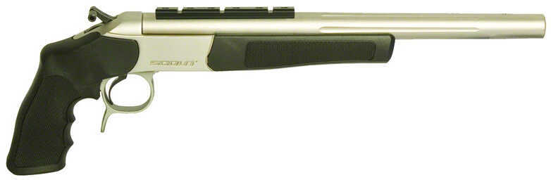 CVA Scout V2 300 Blackout Single Shot Break Action Pistol 14" Threaded Barrel Stainless Steel Finish With Mount CP702S